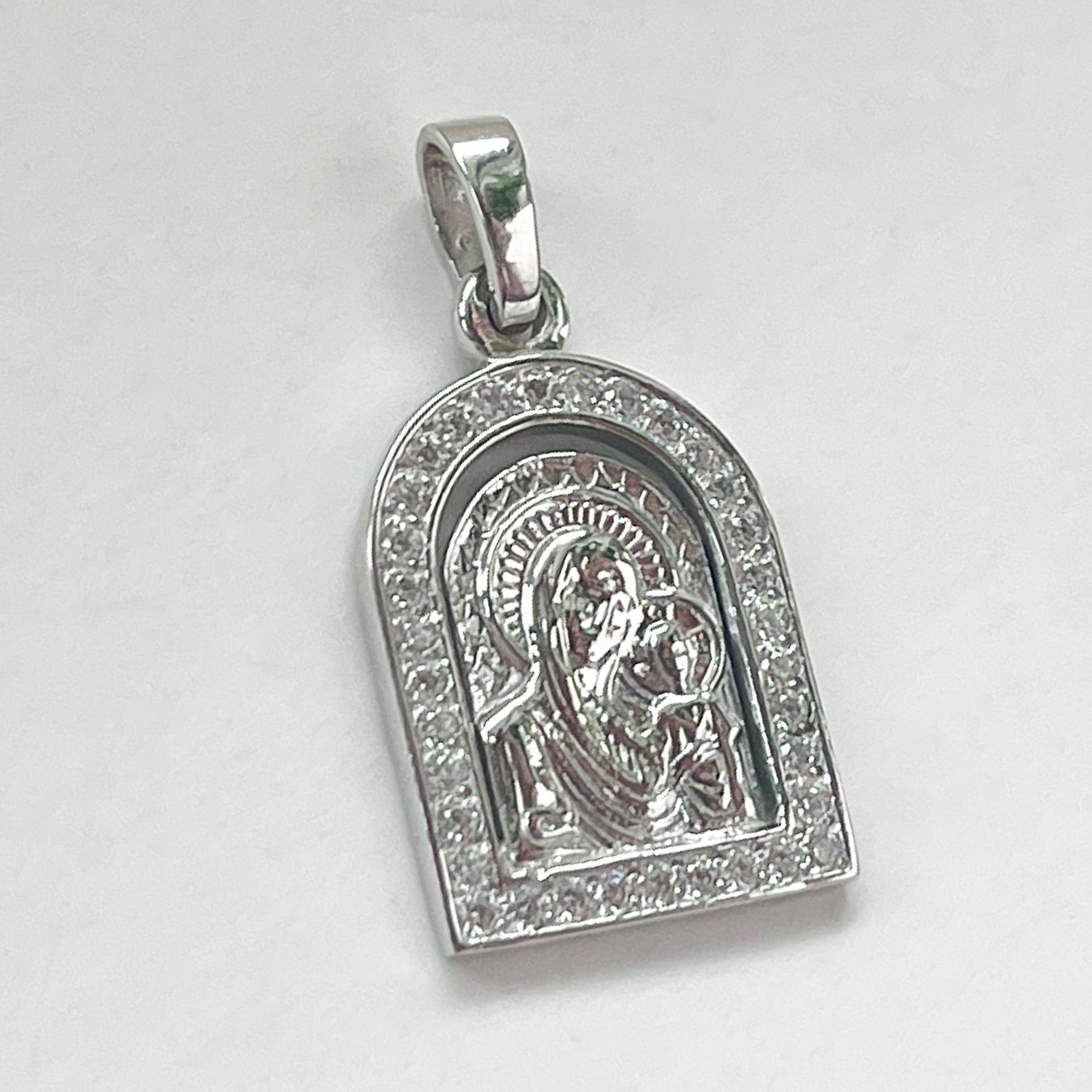 Virgin mary and jesus on sale pendant