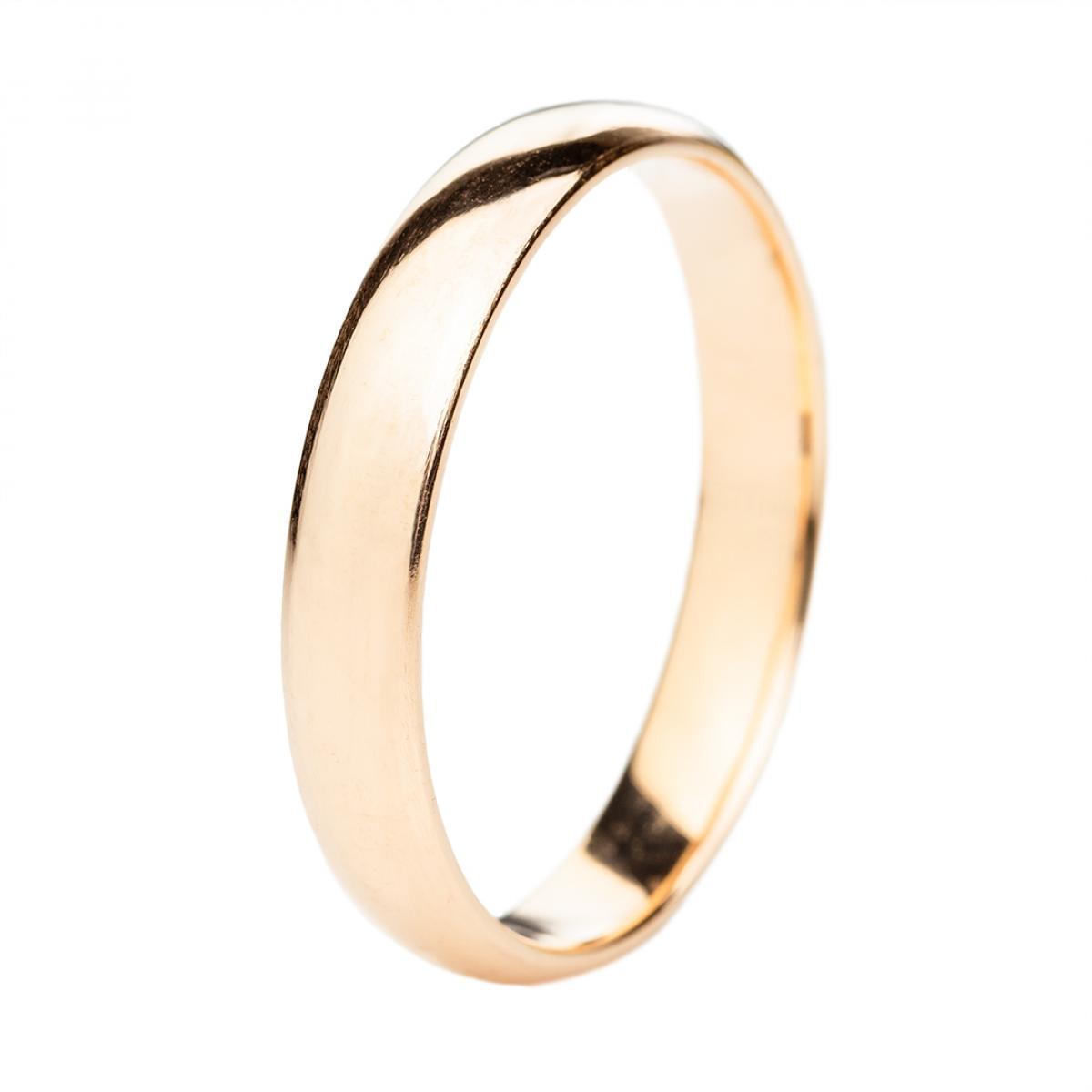 Plain rose gold on sale band